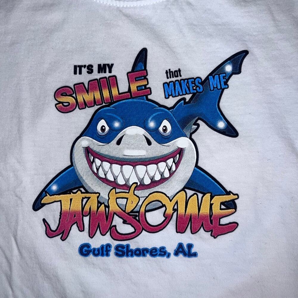Gulf Shores Alabama Jawsome Shark Souvenir Tee - Size: 4T - Excellent condition!